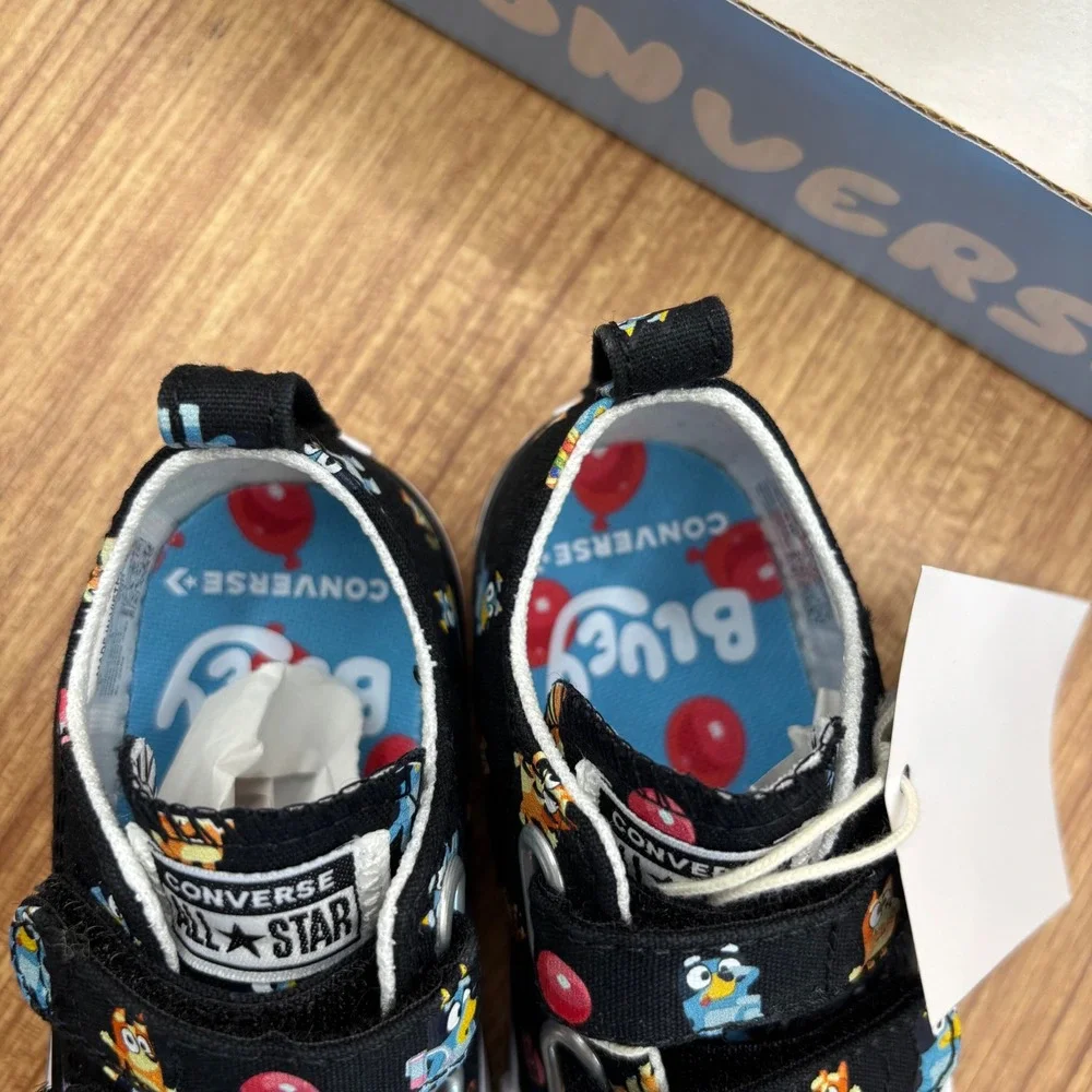 Converse X Disney Bluey Sneakers Infant Size 5 Black New Chuck Taylor All Star